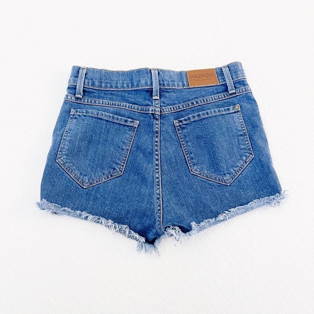 Wildfox Helena High-Rise Cutoff Helena Wash SZ27 - Picture 6 of 6
